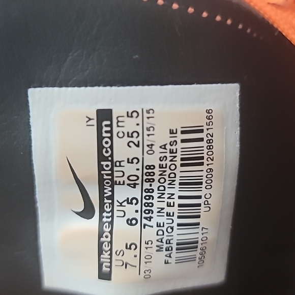 sz 7.5 Nike Hypervenom Phelon II IC 'Bright Cr Style code 749898-888 - Picture 4 of 13